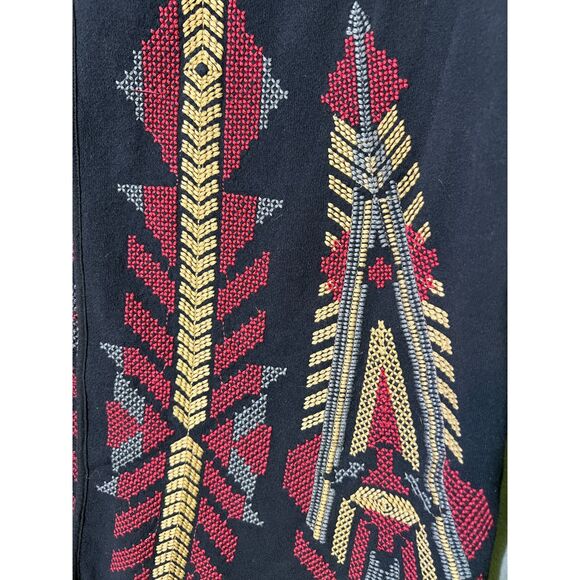 Johnny Was JW Los Angele Tribal Kimono Boho Cardigan Southwestern Embroidery (S) - Picture 8 of 12